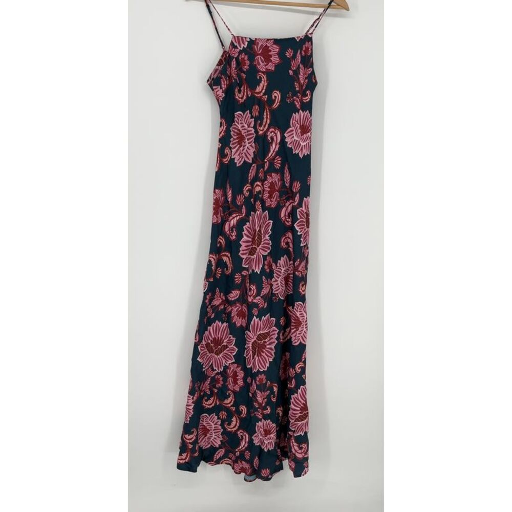 FARM Rio Blue flower delicacy Paisley slip dress floral pink Size M
